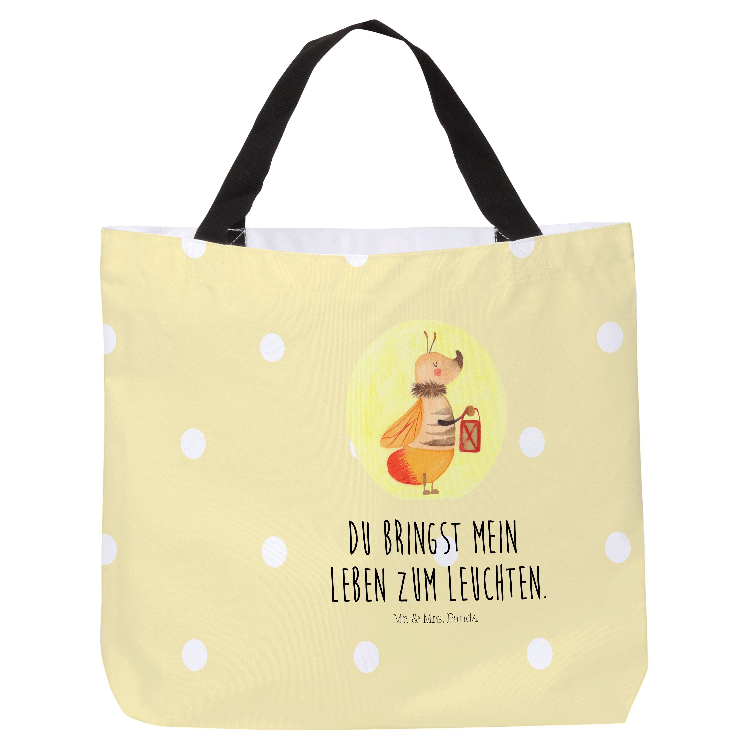 Mr. & Mrs. Panda Shopper »Glühwürmchen Weiß Geschenk, lustige